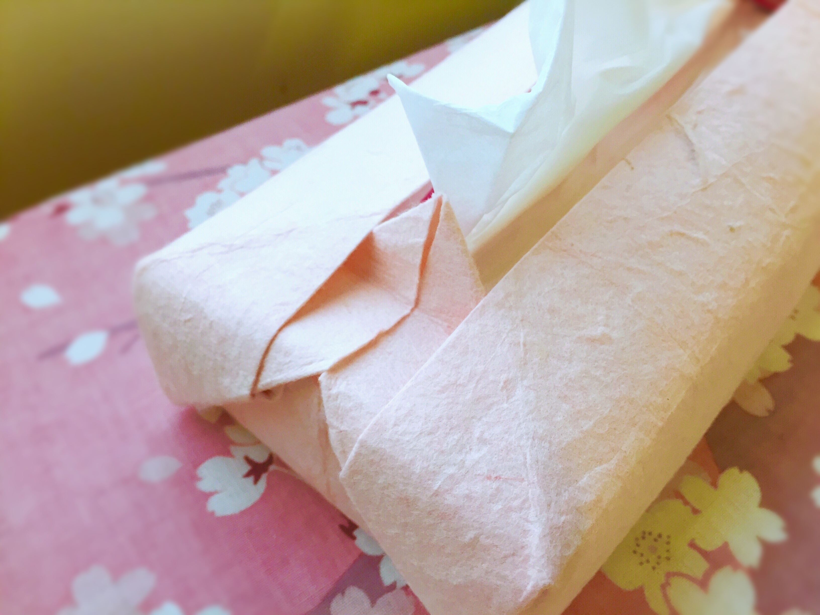 和紙で作る おしゃれなティッシュボックスカバーの折り方 ユウミ キモノブログ